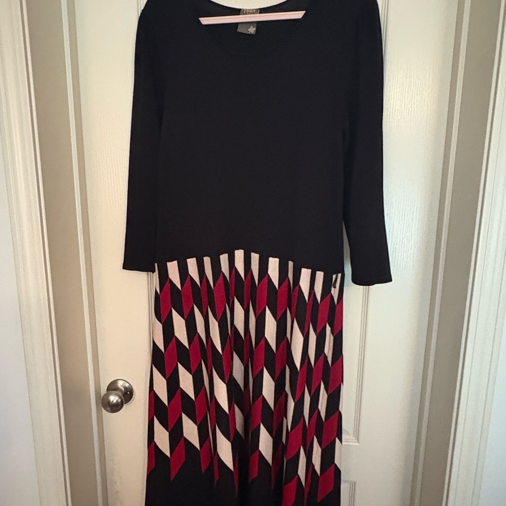 Taylor Geometric Knit Dress - NWOT